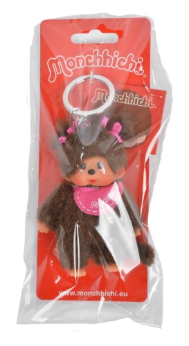 Porte-clés Monchichi Pink Girl