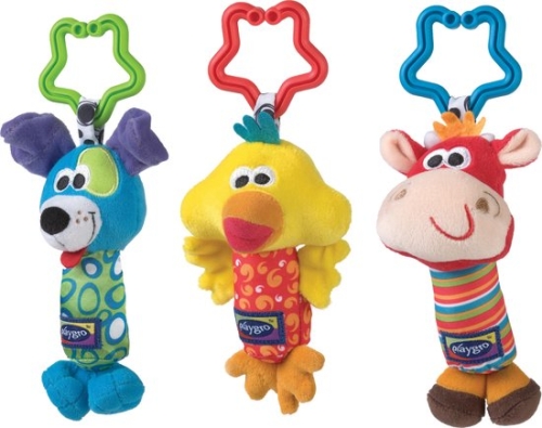 Playgro Jouet d'éveil Tinkle Trio