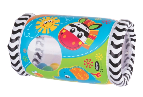 Playgro Gonflable Roller Tumble Jungle Musical Peek in Roller