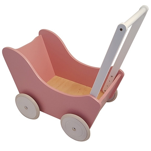 Poupée Playwood rose avec roues blanches
