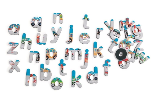 Grattez les lettres magnétiques ABC City