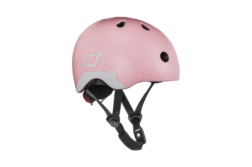 Scoot and Ride Casque avec reflet XS Rose
