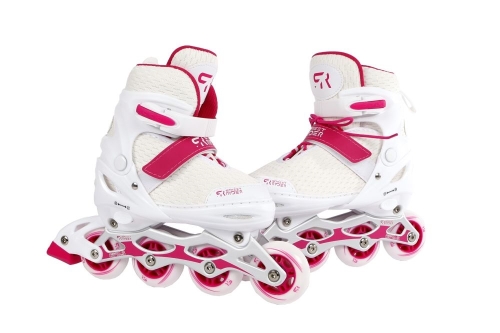 Street Rider patins à roues alignées pro blanc taille 33-37