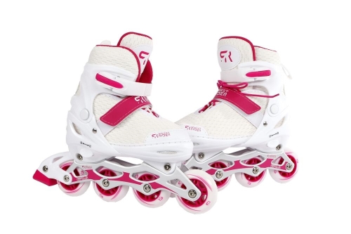 Street Rider patins à roues alignées pro blanc taille 28-32