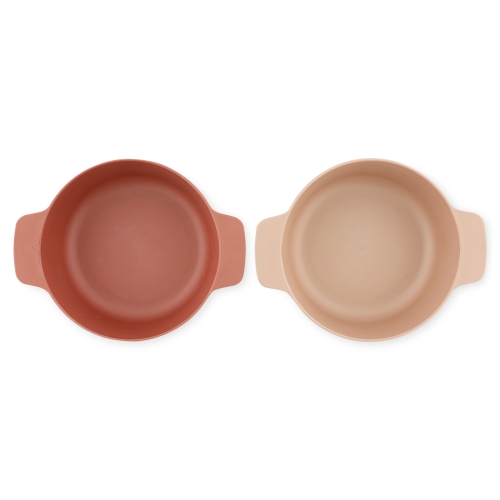 Trixie Lot de 2 bols en PLA rose