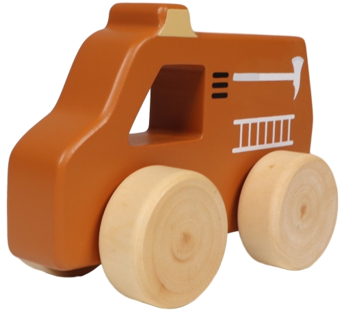 Tryco Camion de pompier en bois 