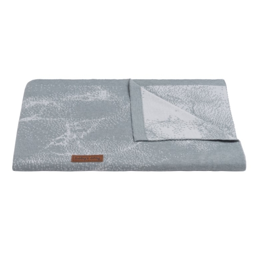Couverture pour bébé Babies Only en marbre gris / gris argenté