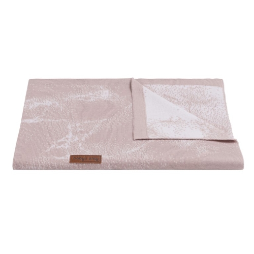 Couverture pour bébé Babies Only Marble vieux rose / rose classique