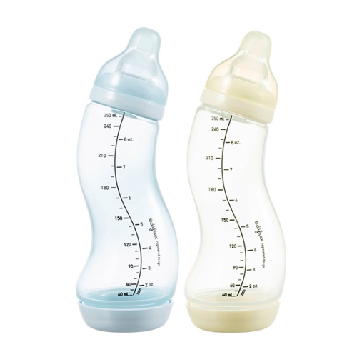 Difrax Bottle S 250 ml Baby Blue/Cream (2 pièces)