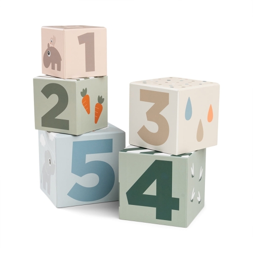 Done by Deer Stacking Blocks Cubes Deer Friends Colour Mix