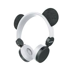 Casque d'écoute Kidywolf pour enfants Noir/Blanc