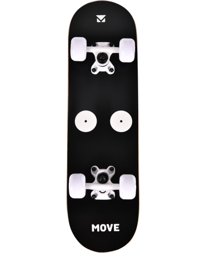 Move Skateboard Eyes Noir