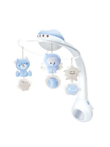 Infantino WOM Music mobile 3 en 1 Bleu