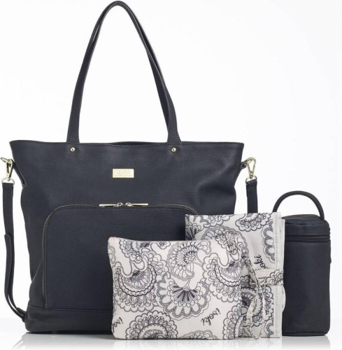 Isoki Sac à langer / Diaper Bag Nappy Tote Noir