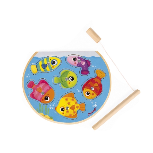 Janod Jeu de Puzzle Poisson Rapide