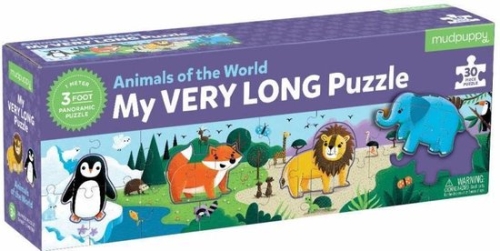 Mudpuppy My long puzzle Animaux autour du monde 30 pièces