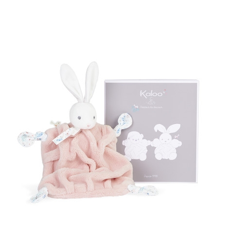 Kaloo Peluche Plume Doudou Lapin Rose