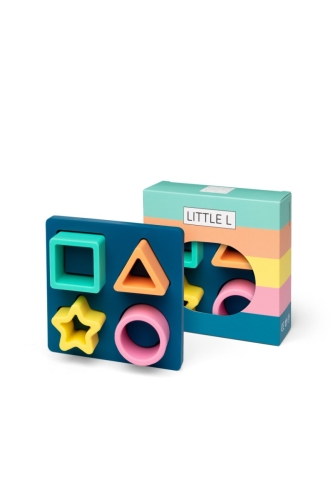 Little L Puzzle géométrique Pastel