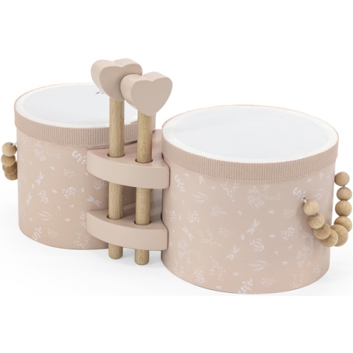 Label Label Bongos en bois rose