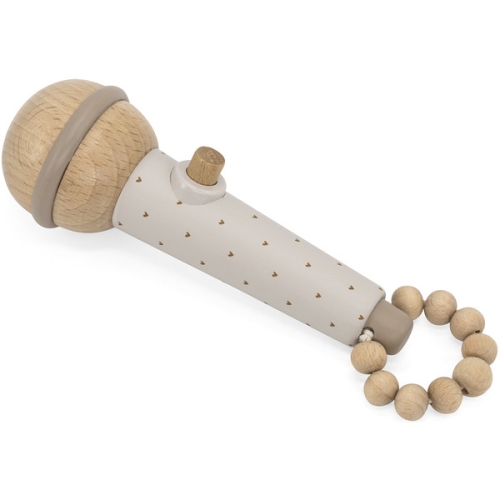 Label Label Microphone en bois Nougat