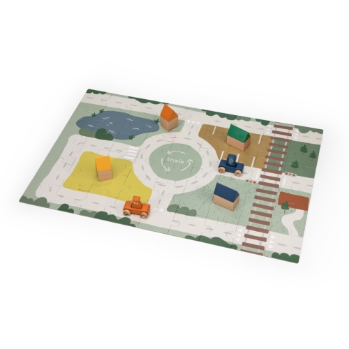 Trixie Puzzle de rue en bois avec accessoires