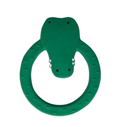 Anneau de dentition rond Trixie Caoutchouc naturel M. Crocodile