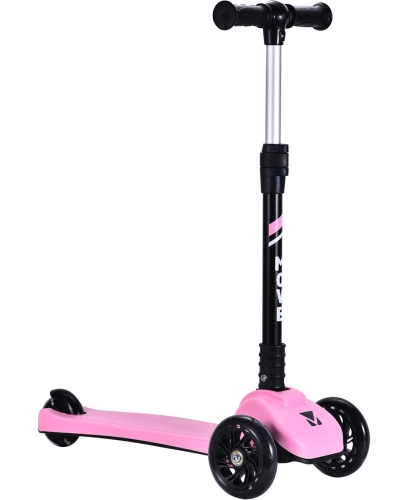 Scooter pliant à 3 roues Move Pastel Pink avec lumières