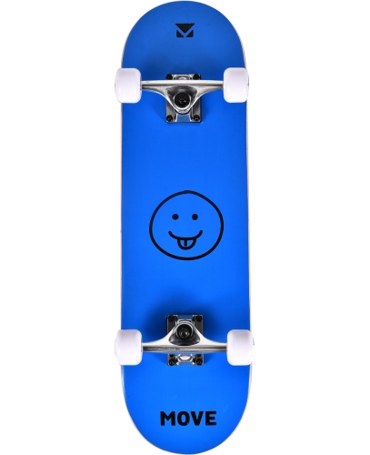 Move Skateboard Smile Bleu