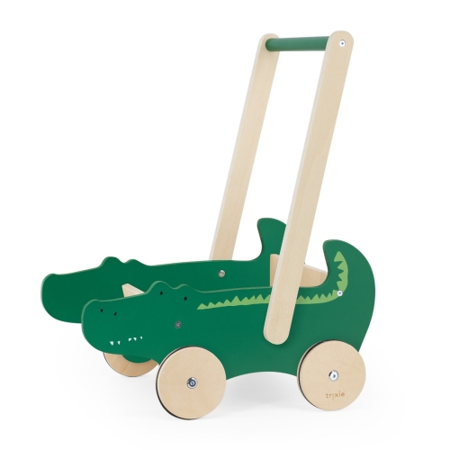 Poussette en bois Trixie Mr. Crocodile