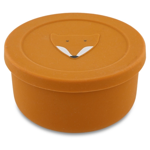 Trixie Silicone Snack Jar with Lid Mr Fox (bocal en silicone avec couvercle)