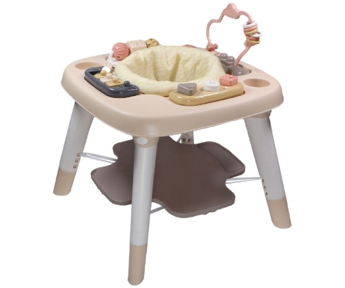 Tryco Table d'activité 3 en 1 Zebra rose et beige