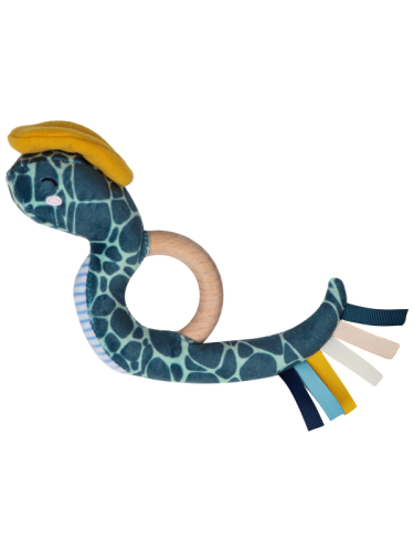 Tryco - Peluche - Hochet en bois - Serpent - Steve