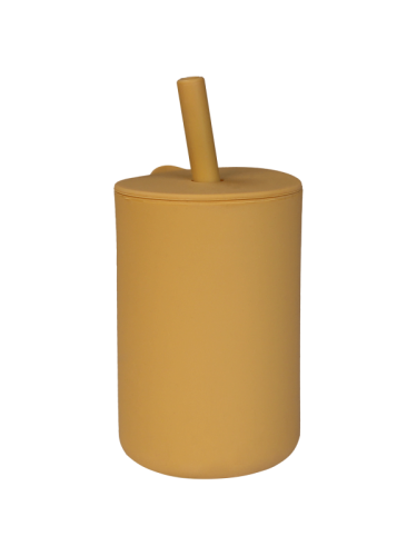 Tryco - Silicone - Tasse à paille - Honey Gold 