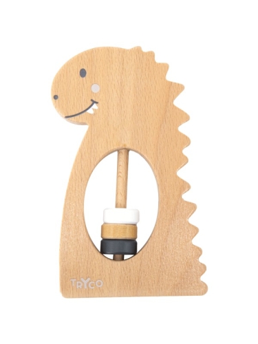 Tryco - Hochet en bois - Dino