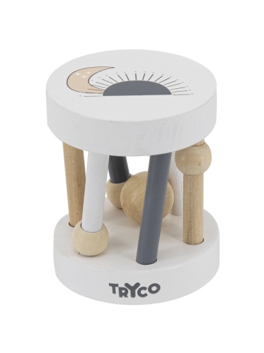 Tryco - Hochet en bois - Rouleau
