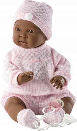 Llorens Baby Doll Nahia Pink Dressed 45 cm