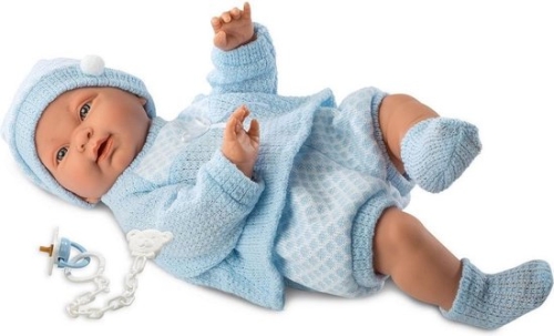 Llorens Baby doll Hugo Blue Dressed 45 cm