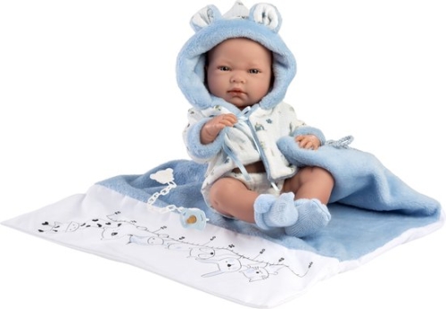 Llorens Baby Doll Nico Blue with Blanket 40 cm