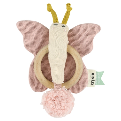Trixie Knitted Toys Anneau de dentition Papillon