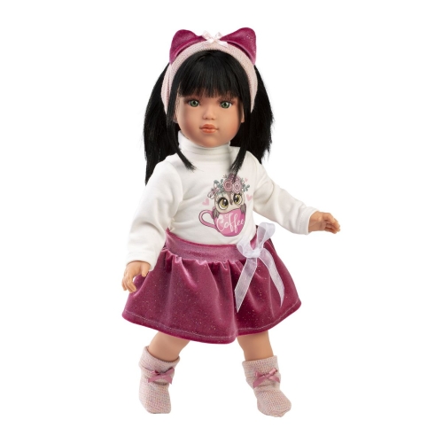 Llorens Soft Body Doll Greta Pink Skirt 40 cm