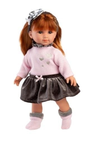 Llorens Soft Body Doll Nicole Black Skirt 35 cm