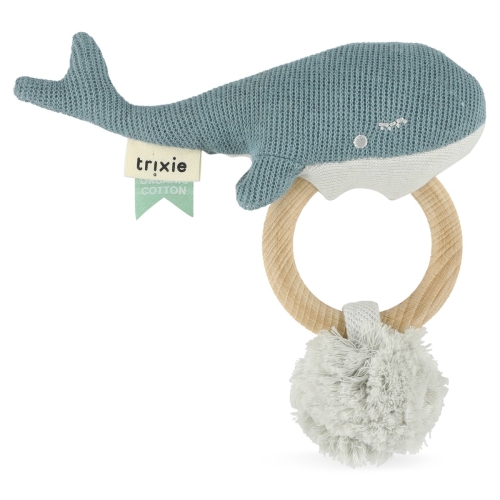 Trixie Knitted Toys Anneau de dentition Baleine