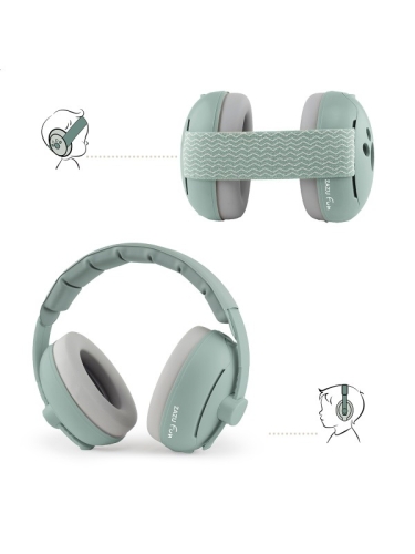 ZAZU - Protège-oreilles Baby &amp; Junior - Vert