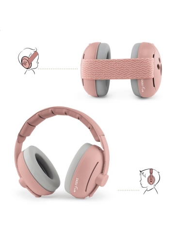 ZAZU - Protège-oreilles Baby &amp; Junior - Rose