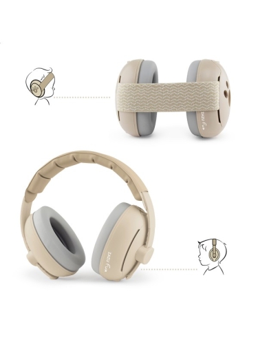 ZAZU - Protège-oreilles Baby &amp; Junior - Taupe