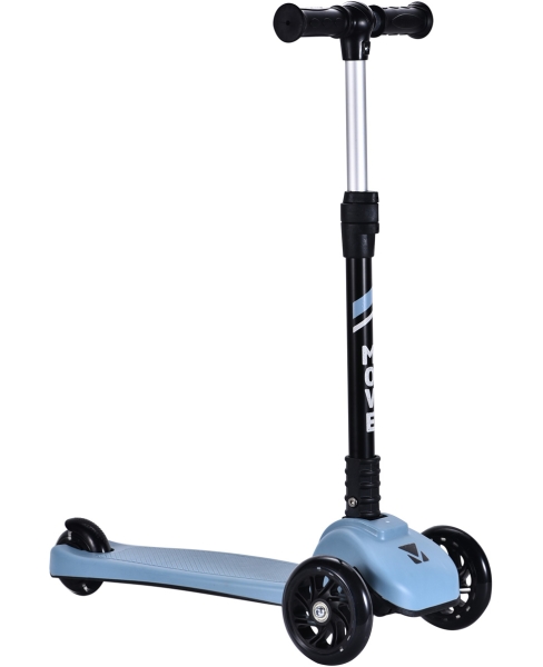 Plustoys  Move scooter pliable à 3 roues Bleu pastel avec lumières