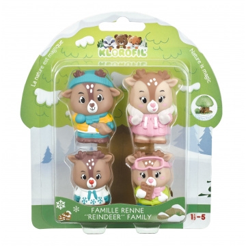 Plustoys  Klorofil Set de jeu famille Renne